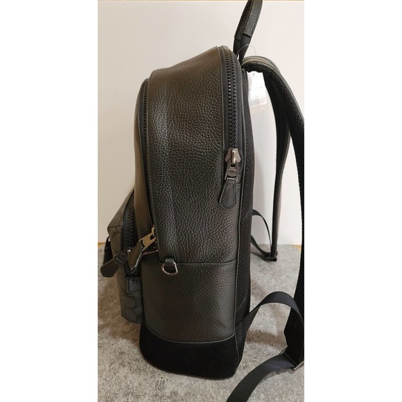 Disney x Marvel Black Panther Leather Backpack w/ Signature Canvas - Picture 4 of 7